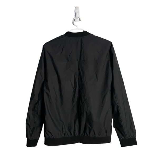 Frank And Oak Men's Black Lightweight Classic Bomber Jacket - Picture 11 of 11
